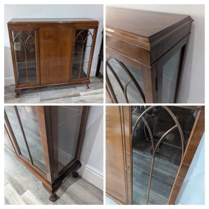 Mahogany Display Cabinet