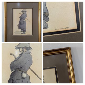 "Man with Cane" by WM Dalziel