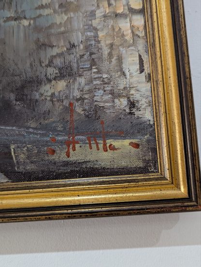 "French Street", Oil on Canvas - Image 6