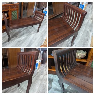 Slotted Arm Bench
