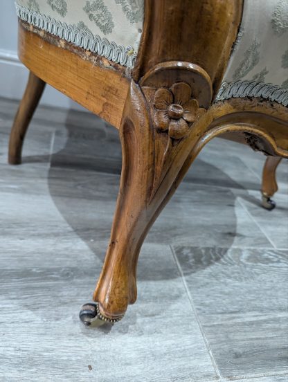 Walnut Arm Chair - Image 8