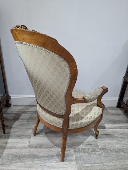 Walnut Arm Chair - Image 3