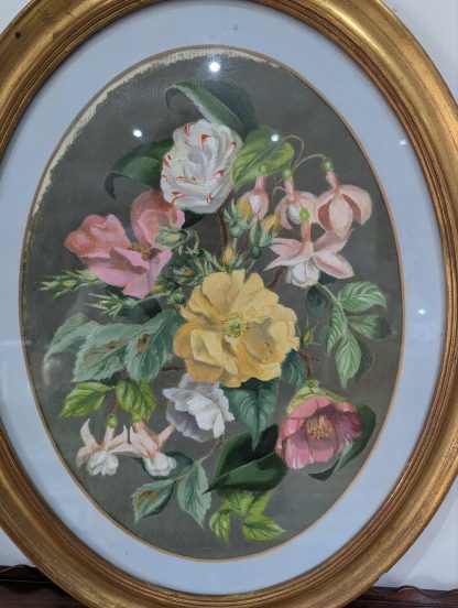 "Florals", Oil Painting - Image 4