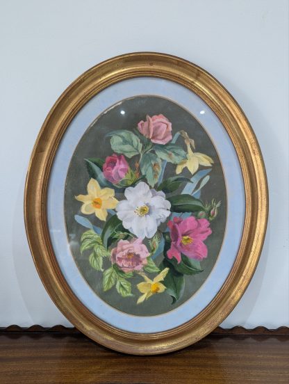 "Florals", Oil Painting - Image 2
