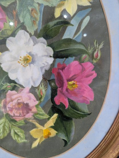 "Florals", Oil Painting - Image 5