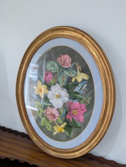 "Florals", Oil Painting - Image 3