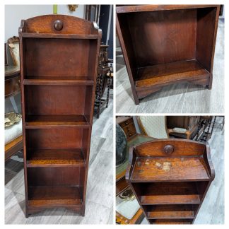 Oak Slim Bookcase