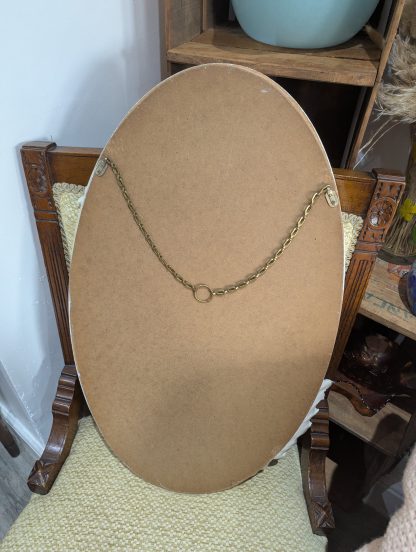 Oval Floral Framed Mirror - Image 6