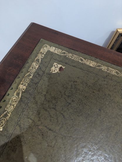 Mahogany Kneehole Desk - Image 7