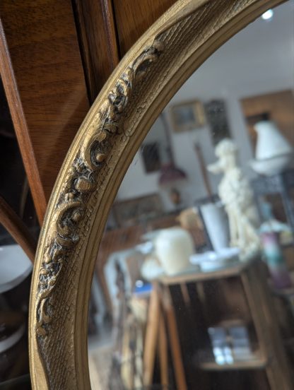 Gilt Frame Circular Mirror - Image 4