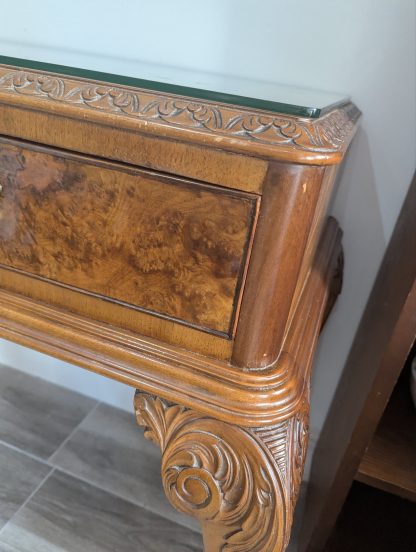 Burr Walnut Table - Image 9