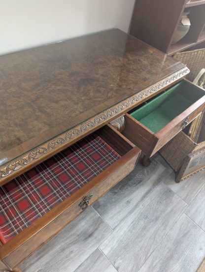 Burr Walnut Table - Image 7