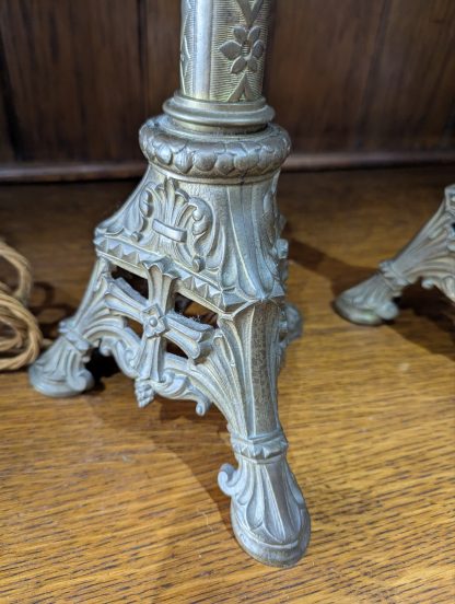 French Brass Lamp - Image 6