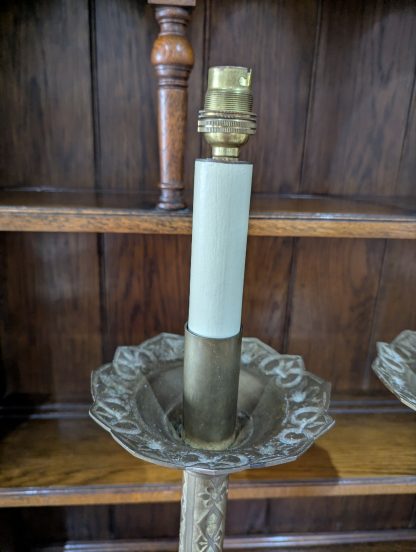 French Brass Lamp - Image 3