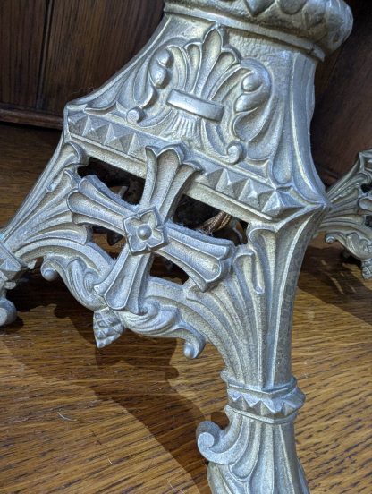 French Brass Lamp - Image 8
