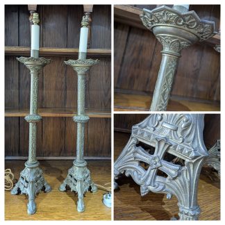 French Brass Lamp