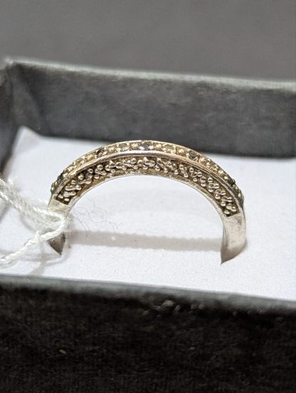 Sterling Silver Half Eternity Ring - Image 2