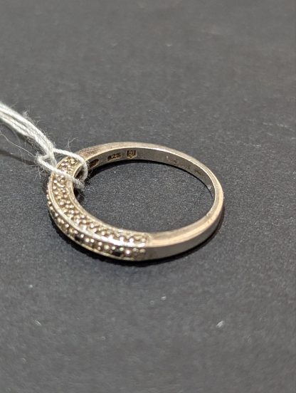 Sterling Silver Half Eternity Ring - Image 5