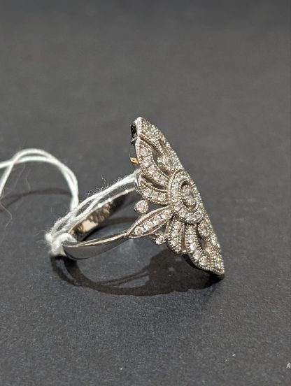 Sterling Silver Art Deco Style Ring - Image 4