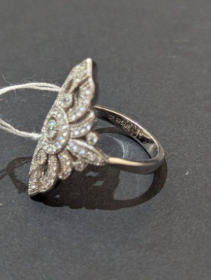 Sterling Silver Art Deco Style Ring - Image 5