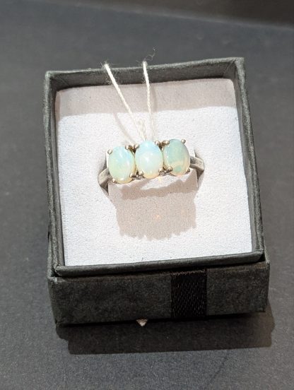 Sterling Silver Opal Ring - Image 2
