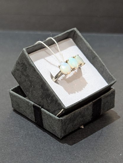 Sterling Silver Opal Ring - Image 3