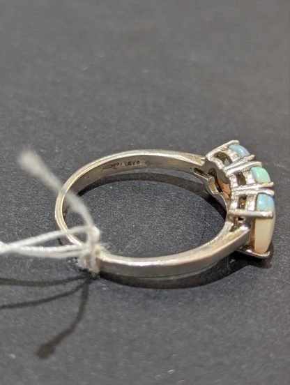 Sterling Silver Opal Ring - Image 6