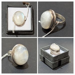 Sterling Silver Moonstone Ring