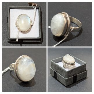 Sterling Silver Moonstone Ring