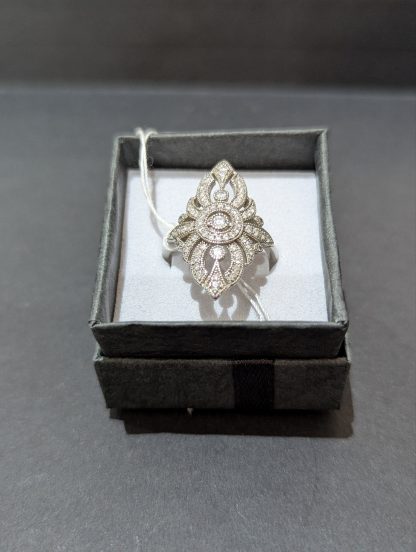 Sterling Silver Art Deco Style Ring - Image 2