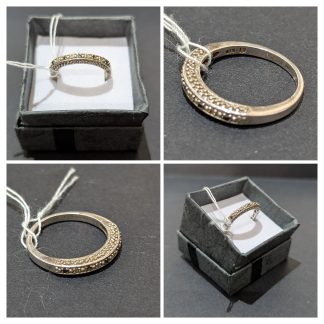 Sterling Silver Half Eternity Ring