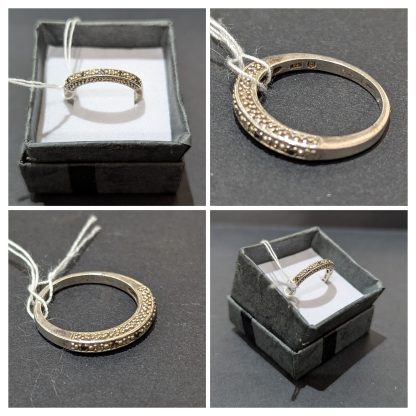 Sterling Silver Half Eternity Ring