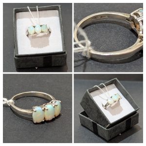 Sterling Silver Opal Ring