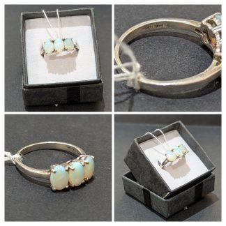 Sterling Silver Opal Ring