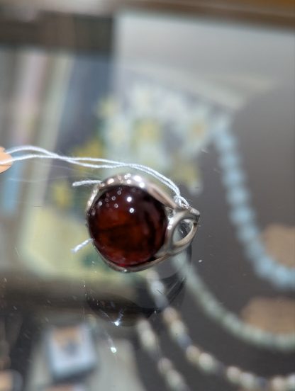 Sterling Silver Amber Ring - Image 4