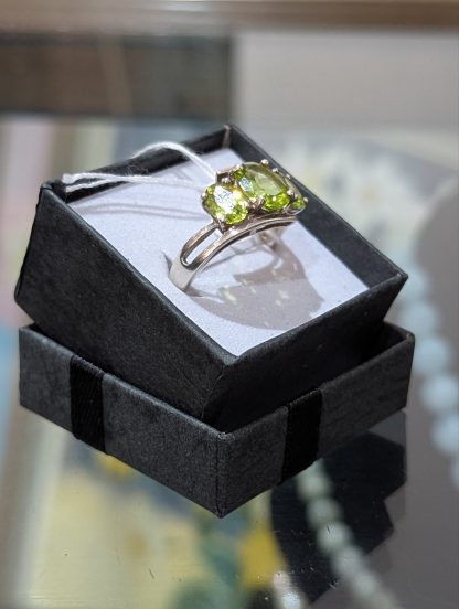 Sterling Silver Peridot Ring - Image 3
