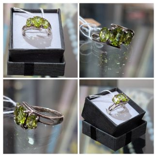 Sterling Silver Peridot Ring