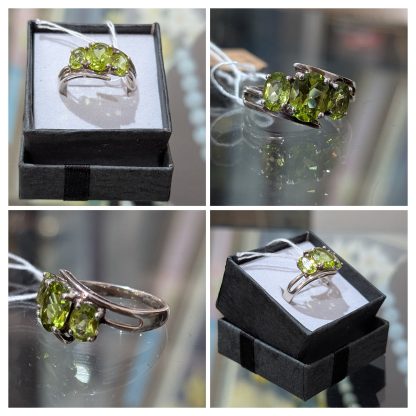 Sterling Silver Peridot Ring