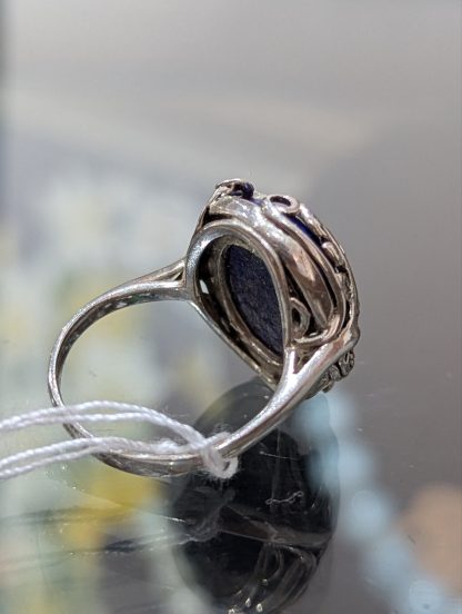 Sterling Silver Lapis Lazuli Ring - Image 5