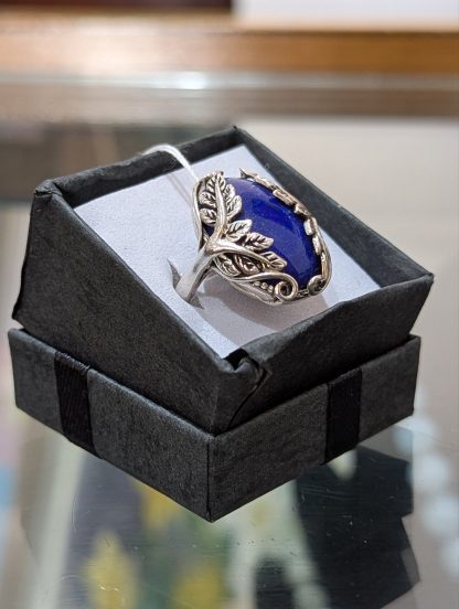 Sterling Silver Lapis Lazuli Ring - Image 3