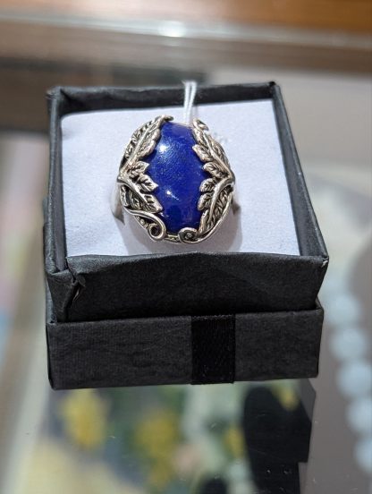 Sterling Silver Lapis Lazuli Ring - Image 2