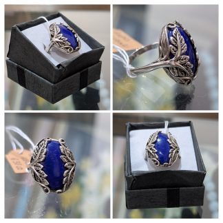 Sterling Silver Lapis Lazuli Ring