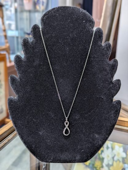 Sterling Silver Infinity Pendant and Chain - Image 3