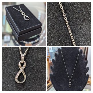 Sterling Silver Infinity Pendant and Chain