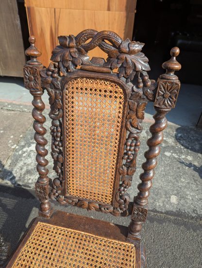 Oak Barley Twist Chair - Image 5