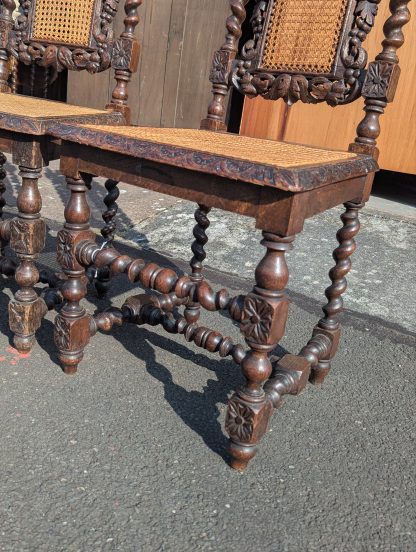 Oak Barley Twist Chair - Image 6