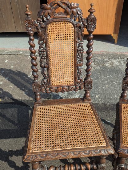 Oak Barley Twist Chair - Image 4