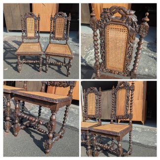 Oak Barley Twist Chair