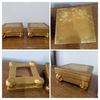 Ceramic Gold Plinth