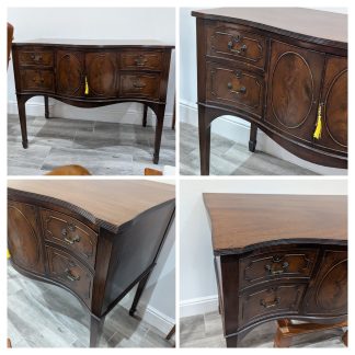Mahogany Serpentine Sideboard